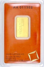 10 grammes - Or .999 - Valcambi, Switzerland - Scellé & avec, Timbres & Monnaies, Métaux nobles & Lingots