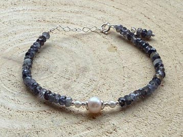 Parel - Zilver - Armband - Akoya parels, loliet