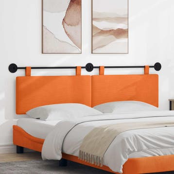 vidaXL Hangend hoofdbord Corduroy stof, Verzenden, Nieuw