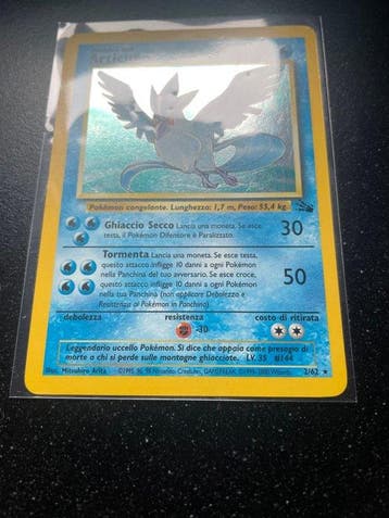 Pokémon - 1 Card - Articuno 2/62 Foil - WOTC, Nieuw