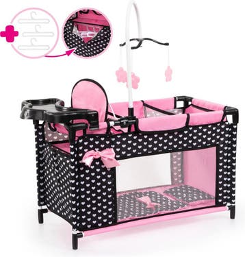Bayer Design - Multibed voor poppen tot 46cm in zwart,, Verzenden, Nieuw