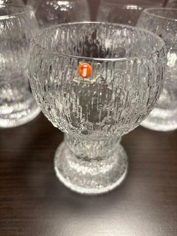 Iittala - Tapio Wirkkala - Wijnglas (7) - Kristal, Antiquités & Art