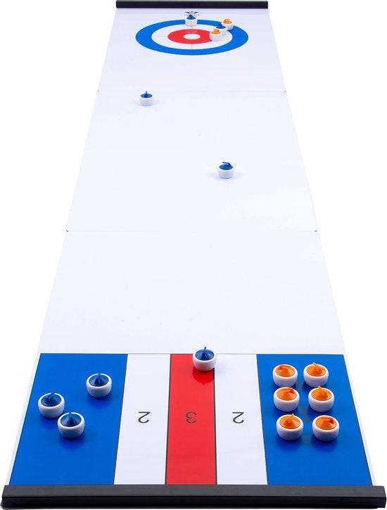 Engelhart Speelbord Voor Curling En Shuffle Wit 180 X 39 Cm, Kinderen en Baby's, Speelgoed | Kinderpuzzels, Nieuw, Verzenden