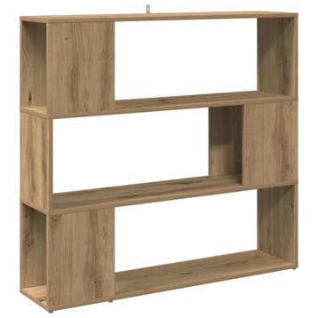 Boekenkast Eiken 100x94 | Tweede Kansje | OP = OP, Huis en Inrichting, Kasten | Boekenkasten, Met plank(en), 100 tot 150 cm, Verzenden