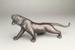 Brons - Okimono tijger, Tsunemitsu () 33.5 cm - Taish, Antiek en Kunst