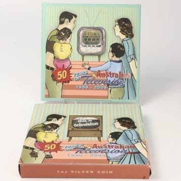 Australië. 1 Dollar 2006 - 50 Years of Television (3