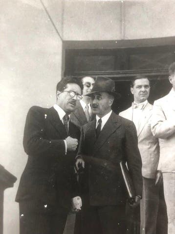 D.F. - François de Menthon - Jean Monnet - Londres - tirage, Antiek en Kunst, Kunst | Tekeningen en Fotografie