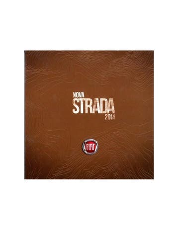 2014 FIAT NOVA STRADA BROCHURE PORTUGEES (BRAZILIË), Nieuw