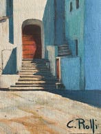 Claudio Rolfi (1960) - Il borgo e la luna