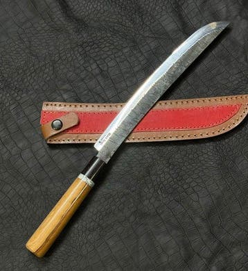 Keukenmes - Japans mes. Handgemaakt keukensmes. 12C27-staal,