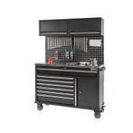 Verrijdbare werkbank met lades, gereedschapsbord,, Ophalen of Verzenden, Nieuw