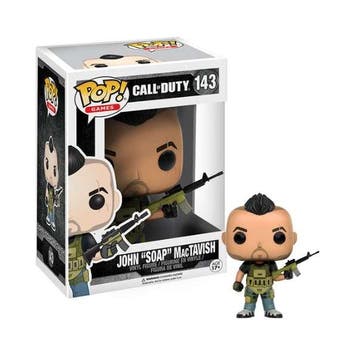 Funko Pop!  Call of Duty  John Soap MacTavish 143 [6.5/10], Verzenden, Nieuw