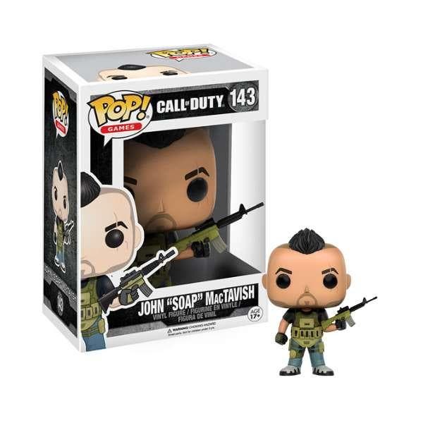 Funko Pop!  Call of Duty  John Soap MacTavish 143 [6.5/10], Verzamelen, Poppetjes en Figuurtjes, Nieuw, Verzenden