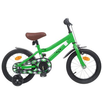 vidaXL Kinderfiets 14 Inch voor 3-5 jaar oud Groen, Verzenden, Nieuw