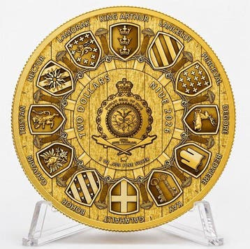 Niue. 2 Dollars 2026 – Sir Perceval – Camelot Edition – 1 oz