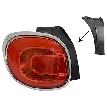 Fiat 500L 2012-2021 Achterlicht Links Zonder Elektrisch Deel, Verzenden