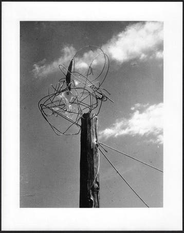 László Moholy-Nagy (Hungarian, 1895-1946) - Wire sculpture,