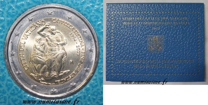 2 € commémorative Vatican Vatikan 2 Euro 2019 Wiederherst, Postzegels en Munten, Munten | Europa | Euromunten, België, Verzenden