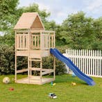vidaXL Speelhuis massief grenenhout, Kinderen en Baby's, Speelgoed | Buiten | Speeltoestellen, Verzenden, Nieuw