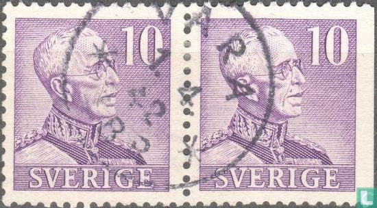 Zweden - Koning Gustaaf V - 1939, Postzegels en Munten, Postzegels | Europa | Overig, Gestempeld, Verzenden