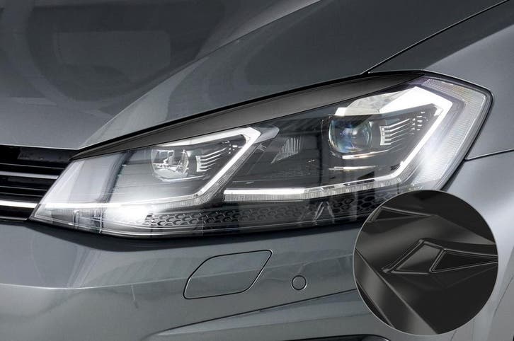 Koplampspoilers voor VW Golf 7 (type AU) SB304-G, Auto-onderdelen, Carrosserie, Nieuw, Verzenden