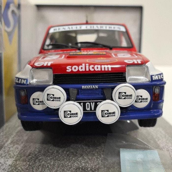 Solido 1:18 - Model fiets - Renault 5 Turbo Rallye dAntibes, Hobby en Vrije tijd, Modelauto's | 1:5 tot 1:12