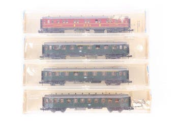 Roco N - 2256/2257/2258/2259 - Wagon de passagers pour, Hobby en Vrije tijd, Modeltreinen | N-Spoor, Nieuw
