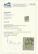 IJsland 1897 - 3/5 Aurar Voorprovisie „þrir“ (klein), Gestempeld