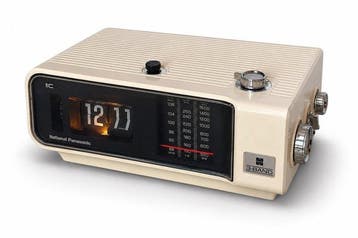 Flip klok - National Panasonic Matsushita Space Age Plastic