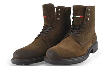 Pantofola dOro Veterboots in maat 40 Bruin, Bruin, Verzenden, Boots, Zo goed als nieuw