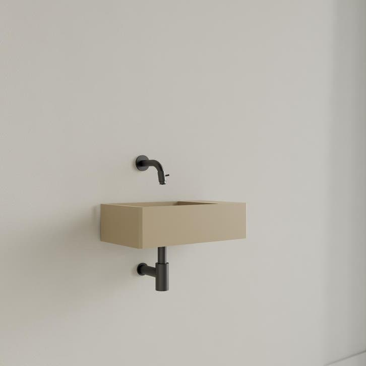 Fontein Gliss Design Freya Solid Marble 40x22x10 cm Zonder, Doe-het-zelf en Bouw, Sanitair, Overige typen, Nieuw, Ophalen of Verzenden