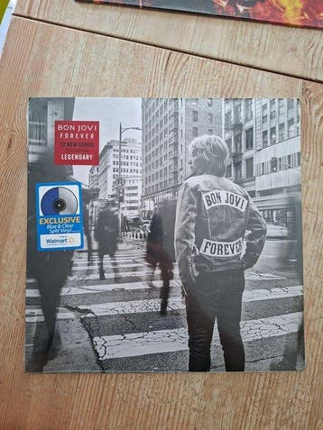 Bon Jovi - Forever - Exclusive Blue & Clear Split Limited, Nieuw in verpakking