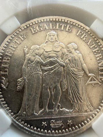 Frankrijk. 5 Francs 1873-A Hercule (Zonder minimumprijs)