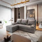 *SOLDEN* Slaapbank/Hoekzetel met Opbergruimte €399 Hoekzetel, 125 tot 150 cm, 150 tot 200 cm, Hoekbank, Ophalen of Verzenden