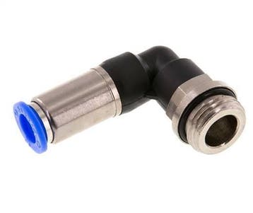 Raccord enfichable 10mm & G1/2 mâle coude autobloquant, Verzenden