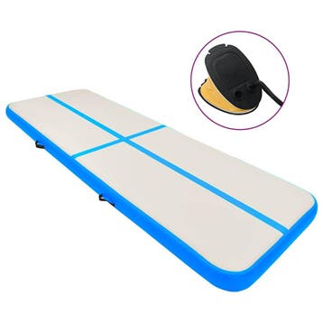 vidaXL Gymnastiekmat met pomp opblaasbaar 700x100x20 cm PVC, Sport en Fitness, Yoga en Pilates, Verzenden, Nieuw
