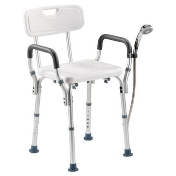 Douchestoel Verstelbaar met armleuningen, Diversen, Ophalen of Verzenden, Nieuw