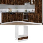 vidaXL Ovenkast Lyon 60x46x81,5 cm bewerkt hout gerookt, Verzenden, Nieuw