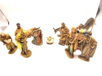 Anri - Otco - Houten kerststal (12) - Hout - 2010-2020