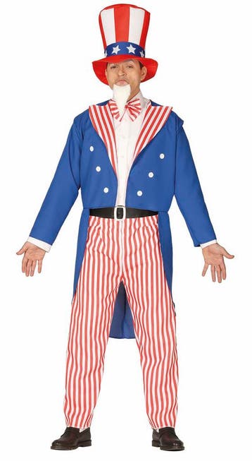 Amerikaanse Patriot Kostuum, Kleding | Heren, Verzenden, Nieuw
