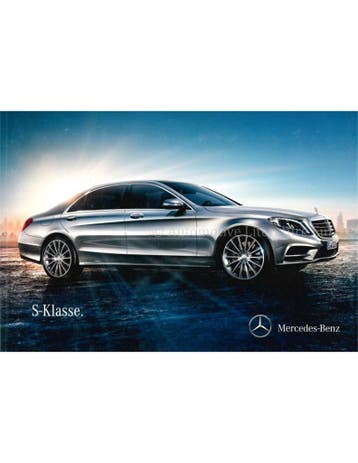 2013 MERCEDES BENZ S KLASSE BROCHURE DUITS, Ophalen of Verzenden