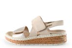 Rieker Sandalen in maat 40 Beige, Verzenden, Beige, Sandalen of Muiltjes, Zo goed als nieuw