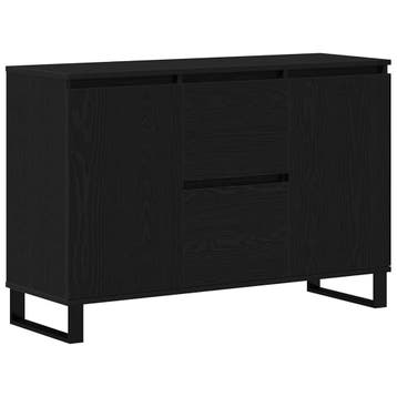 Dressoir Zwart | Tweede Kansje | OP = OP, Huis en Inrichting, 100 tot 150 cm, Verzenden, Zo goed als nieuw, Modern en minimalistisch