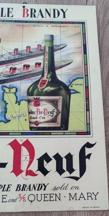 Poster / reclamekarton Art Deco Calvados Pré-Neuf door