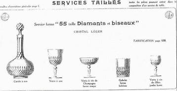 Baccarat - Karaf - Forme 55 Diamants et Biseaux - Kristal