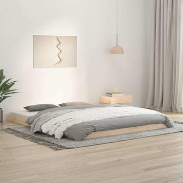 vidaXL Bedframe massief grenenhout 160x200 cm, Verzenden, Nieuw
