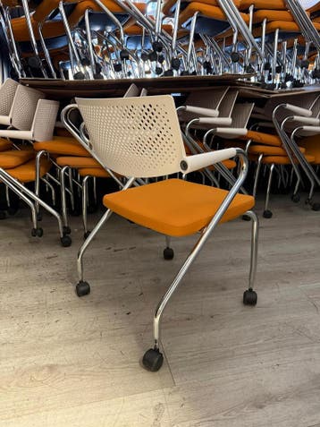200x Vitra Vergaderstoel Stapelbaar - Zo Goed Als Nieuw!, Verzenden, Bureaustoel