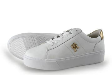 Tommy Hilfiger Sneakers in maat 39 Wit, Kleding | Dames, Schoenen, Verzenden, Wit, Zo goed als nieuw, Sneakers