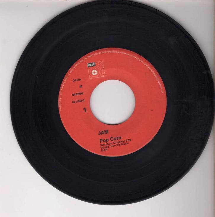 Jam – Popcorn / Ecco (1-7-Vinyl-Single), CD & DVD, Vinyles Singles, Enlèvement ou Envoi