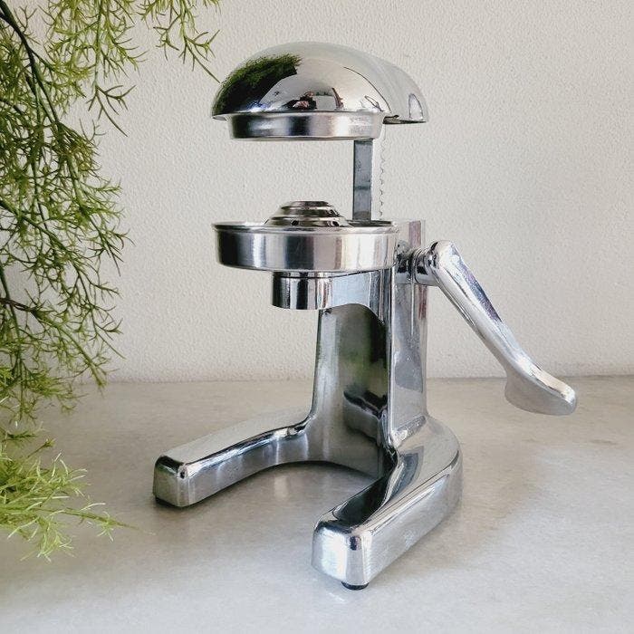Professionele Citruspers - Sapcentrifuge - Chromed metal &, Antiquités & Art, Antiquités | Ustensiles de cuisine